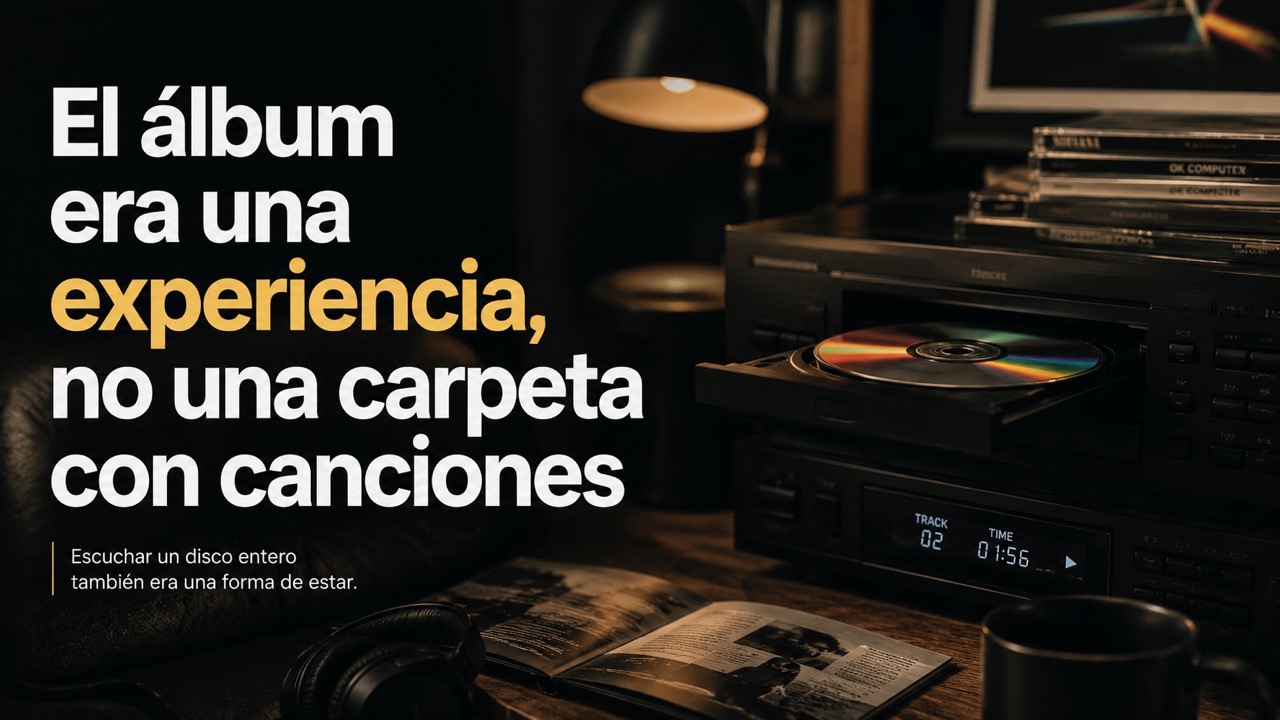 El álbum era una experiencia, no una carpeta con canciones