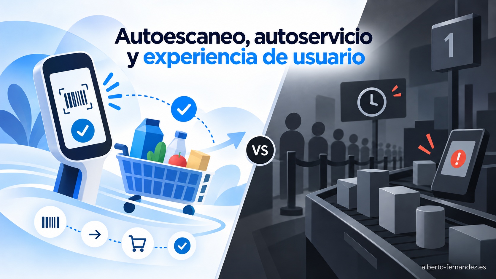 Autoescaneo, autoservicio y experiencia de usuario